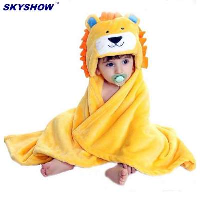 China Suppliers 100% Cotton Cartoon Animal Unicorn Hooded Luxury Towel For Babies